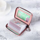 
Xiangfuzhen soft pickup bag for women anti-demagnetization certificate position large capacity driver's license multi-card position new wallet women's z1 limited wisdom black [anti-theft flash shielded RFID] 2023 thickened fabric-20 card position