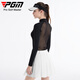 PGM Golf Clothing Women's Ice Silk Sunscreen Base Shirt Top T-shirt Summer Sports YF677-Black [Top] [Ice Silk] XL