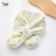 Benasi children's scarf autumn and winter baby girls kindergarten infants and toddlers winter warm windproof scarf thickened cute little flower - pink 1-8 years old 73CM