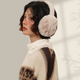 Wooden wooden house (mumuwu) warm and cute plush earmuffs for girls winter earmuffs earbags winter antifreeze earmuffs ear caps ear protection