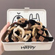 Welfare grab 50-piece set, headband rubber band hair tie, women's high ponytail, high-end, high-elasticity and durable hair rope _Main picture style 50-piece set, randomly sent, great value