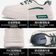 Krieger offizielle Herrenschuhe Sport und Freizeitschuhe für Männer Frühling und Sommer Leder Herren weiße Schuhe für Männer vielseitige Brettschuhe für Männer Beige 39