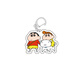 NOYA CRAYON SHIN-CHAN CARTON ACRYLIC DOUBLE COURT DOUBLE COURTE COURTE COURCE SALLE PETIT PENDANT PENDANT DÉCORATION DES CADE