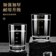 DKO liquor cup, two liang wine glasses with scale, household tempered glass liquor cup set, beer glass, water cup, tempered 2 liang white wine cup (without scale), 12 pieces