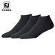 FootJoy高尔夫袜子FJ ComfortSof男士球袜FJ船袜短筒袜脚踝袜golf运动袜 15284-白色（三双装） 均码