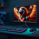 ViewSonic 24,5-Zoll nativer 300-Hz-High-Brush-FastIPS-Hardware-Low-Blue-Light-1-ms-E-Sport-PS5-Game-Monitor mit kleiner Stahlpistole VX2563-HD-PRO