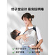 抱娃神器夏季解放双手婴儿背带前抱式新生儿宝宝外出简易透气背巾 升级透气款-浅湖绿  【可横抱竖