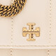 托里.伯奇（TORY BURCH）女包 新款汤丽柏琦女士KIRA迷你链条包单肩斜挎包 奶酪白142567 724
