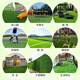Sunke simulated lawn carpet, artificial turf, green plastic decoration, artificial turf engineering fence, outdoor football mat, 2 cm encrypted waterproof model, 2 meters wide * 8 meters long