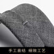 Lsiakt Wolle Krawatte Herrenmänner für formale Kleidung Businessanzug grau professionell bester Mann lässige Herrenkrawatte ohne Knoten grau [Zipper -Krawatte + Krawattenclip]