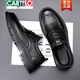 Cartelo Chaussures en cuir masculin Summer 2025 Nouvelle semelle en cuir authentique douce Sole Breatte Dad Chaussures Business Casual Hollow Sandales FLL9225 Black Four Seasons 38