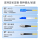 SK-LINK fiber optic jumper SC-SC carrier-grade single-mode dual-core Gigabit UPC fiber optic cable machine room transceiver pigtail low smoke halogen-free SK-TXSM-2SCSC1M 1 meter