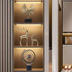 Soft Decoration Ornamente High-End- und luxuriöser Modellzimmer Wohnzimmer TV-Schrank Open Grid Sales Office Bücherregal Dekoration Kombination 1