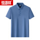 Hengyuanxiang (HYX) 2025 Herren High-End-Eisseice-T-Shirt-T-Shirt-Anti-Gummi-Hochelastik-Polo-Hemd. Hemd im Sommer Kaltes Casual T-Shirt. Kaffeefarbe 1421 170/m