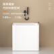 Dafensa Mop Piscina para el hogar Balcón de cerámica Gran balcón de cerámica Baño cuadrado Square Mop piscina blanca pura 1049+ sin grifo