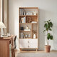 Lin's home bookcase Nordic bookshelf floor-standing wall storage cabinet storage cabinet MQ4X-A 0.8m bookcase