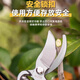 Xulin German pruning shears and flower shears, huge labor-saving fruit tree pruning scissors, potted flowers and gardening pruning SK5 steel Teflon bungar snake (labor-saving pruning shears)