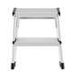 
Hailuo Hailo German brand Ladder household folding ladder herringbone ladder thickened safe climbing multi-function step ladder 4442-701 Double-sided aluminum alloy Two-step ladder