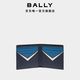 
BALLY [Exclusive Discount] Flag Blue Leather Men's Wallet 6306422 Blue All Size