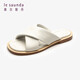 
Lairsdan Fashionable Casual Cross-Wire Heel Flip-Flops Sandals Women's Shoes 4M12801 White WTK 39