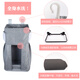 
Leer baby cot storage bag game fence hanging bag bed guardrail diaper bag bed edge bed diaper storage bottle holder gray (single layer model)
