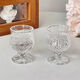 Vinoa mini ins high-foot engraved one or two small wine glasses, retro spirits glasses, 50 ml household engraved small wine glasses