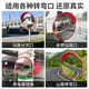 
Minggu Road wide-angle mirror Traffic curve corner convex mirror Spherical mirror Parking lot garage reflector SN9195 [Indoor model] 60cm national standard foot length丨Good accessories