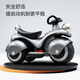 Beibele children's electric car motorcycle can sit on a toy car for children 1-3-6 years old baby three-wheeled battery car for boys and girls single drive powder 6V4+early education music+Bluetooth 1-7 years old birthday and Children's Day gift