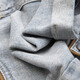 Cypress Jeans contrastantes 2025 Summer Nuevas pantalones cortos de caída de piernas altas para mujeres