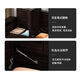 Harmonious Home Sofa Bed New Chinese-style purple gold sandalwood solid wood sofa bed dual-purpose push-pull multi-function living room storage combination Sofa Bed [upgraded latex style] Assembly