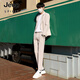JEEP SPIRIT suit suit for men, light and mature style, trendy, thin, slim, versatile, casual suit, Korean style handsome suit jacket for men, light gray suit, single piece, loose M 100-115Jin Jin is equal to 0.5 kg