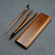 YIJUKE bamboo tea set three-piece carbonized tea set unpainted tea spoon zen tea clip tea lotus tea dial tea set accessories