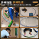 AIYOUGE TOYS Rail à grande vitesse avec traces Fuxing Harmony Train Remote Contrôle Alliage Enfant Train Emu Model Model [Remote Control Two-Way] Fuxing Rail-Green à grande vitesse [trois