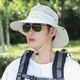 Montrez le chapeau Men's Summer Sun Sun HoE extérieur respirant Sun Sun Hat CHAPE MELLE CHAPE FISHERMAN'S MOUNTREEERING FISHER SOR SORN GREN DRO