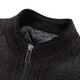 ROMON cotton jacket men's short stand collar thick warm winter business casual jacket men 2167 gray 180