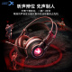 Siberia (XIBERIA) k9pro7.1 audio gaming headset e-sports head-mounted wired laptop noise-cancelling headset microphone online class music chicken wire control usb flagship version obsidian black
