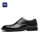 Hailan Home Hla Lederschuhe Herren Oxford Schuhe Business Formale Trage komfortable und immergrande Cowhide haapxm4dba482 Black 40