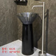 Colorful Transparent Resin Integrated Wash Basin Sinon Hotel Club Art Basin Crystal Colmn Basin Floor Washing Tableau 6623 (plusieurs couleurs à choisir)