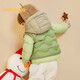 Balabala Children's's Clothing Baby Down Veste chaude Baby Jacket Children's Winter Two-Pice Set Mignon Boys and Girls Military Green 40610 100cm