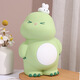 Super cute little milk dragon piggy bank for children, anti-fall for boys and girls, depositable and removable piggy bank gift ornaments, small milk dragon - light luxury green