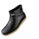 Pull-back rain boots for men, fashionable low-cut rain-proof rubber shoes, kitchen outdoor water boots HXL657 black 41