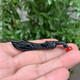 驰射和田玉小剑新疆青玉青龙刀挂件玉石小刀玉剑吊坠青龙剑SN9756