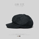 Xibai Republic of China Student Hut Oktopus Hut Japanisch-englisch-englisch retro Baseballhut Baskenmänner Zeitungsmaler Maler Kaffee 58-60 cm