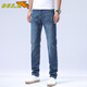 Форт Босч (Bos.B) Джинсы Flying Fish Form For Men's Fall New Loak Prenth Gublebult Commuting и случайные брюки Evergrande Blue (15780) 33 (предполагается 150-160JIN [JIN равен 0,5 кг])