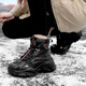 Yijiabao Schneestiefel für Frauen im Winter plus Samt warme Baumwollschuhe Marke Frauenschuhe Vielseitige Schuhe für Frauen 2025 neue Vater Schuhe erhöht 38 empfohlen, eine größere Größe zu nehmen
