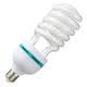 Yuanbo three-color energy-saving lamp E27 screw socket high-brightness white light spiral energy-saving bulb small half screw 20W E27 white light