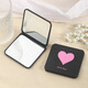 Bantang Jinse wholesale high-value makeup small mirror portable folding mirror mini diy makeup mirror love