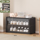 Epson Simple Shoe Cabinet Home Entrance Living Room Dustproof Transparent Small Household Large Capacity Storage Shoe Rack Black 7 Layers 60