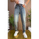 Antarktische Menschen 2024 Herbst-Trend-Jeans-Jeans modische und vielseitige Internet-Promi kleine geraden Hosen schlank und gutaussehend Blue Casual Hosen Qualität Selection-A9761 33