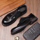 Shen Caizi's high-end formal leather shoes for men's business casual shoes horse leather derby shoes for young people's suit shoes genuine leather men's shoes for British black high-end horse leather 40